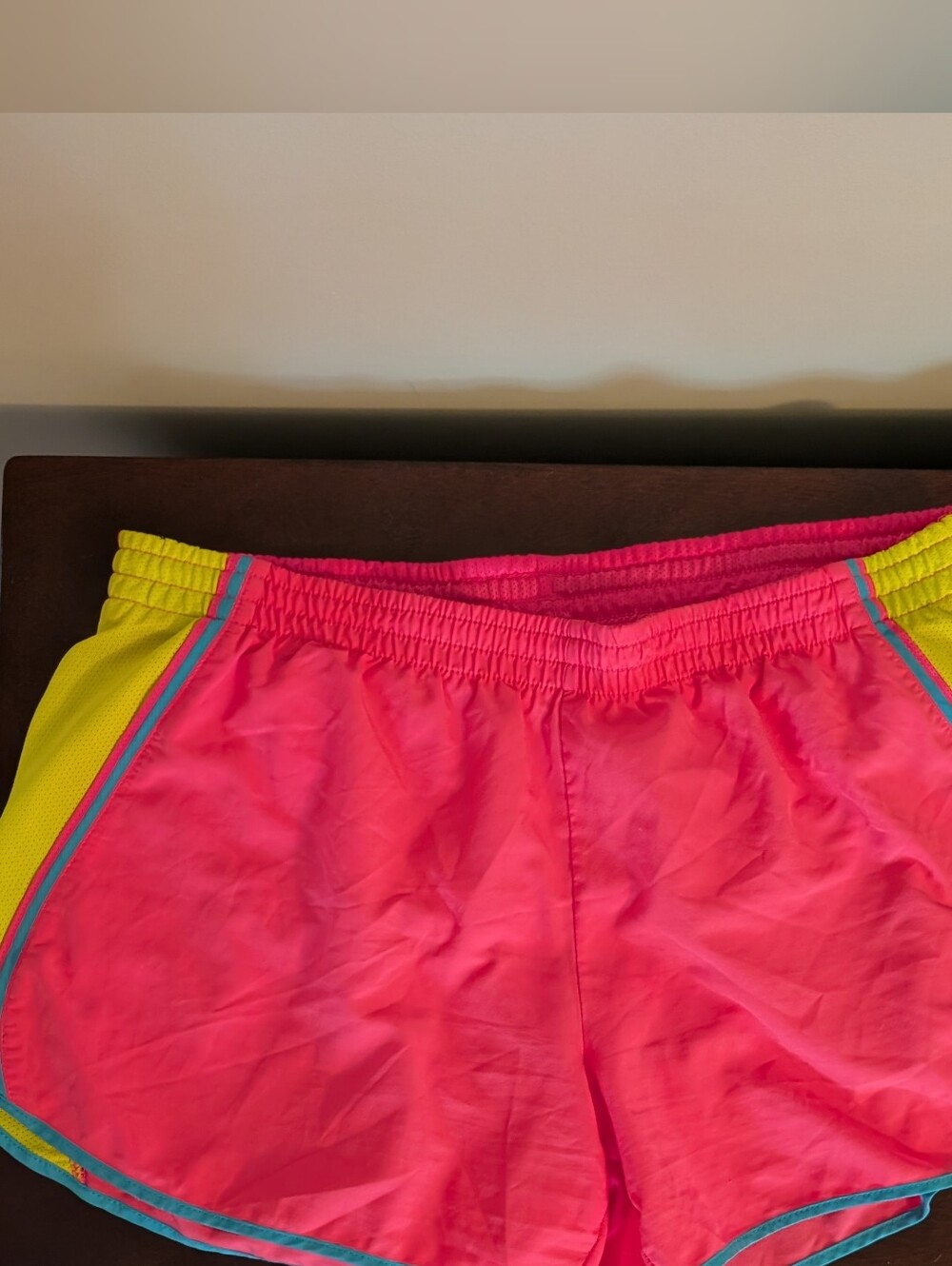 Like New Neon Nike Running Shorts (Size L)